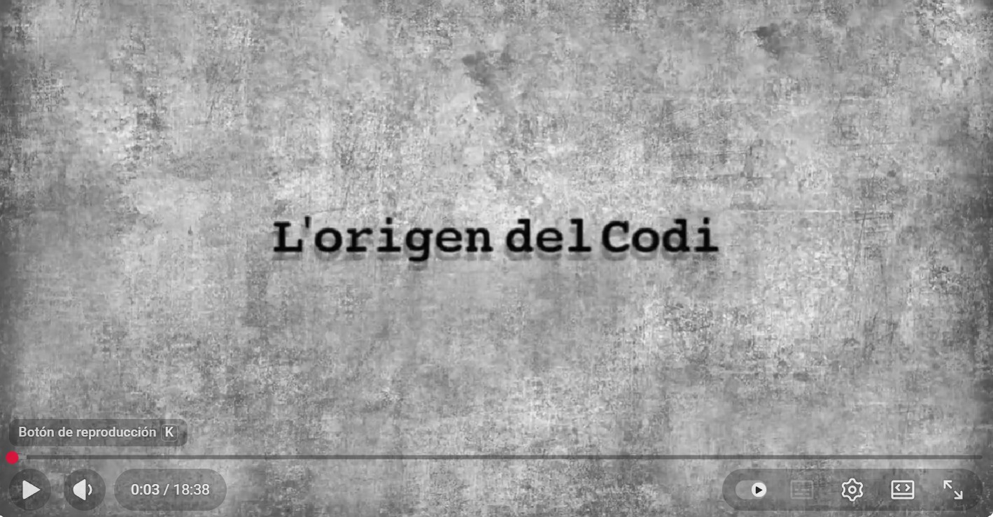 L'origen del Codi