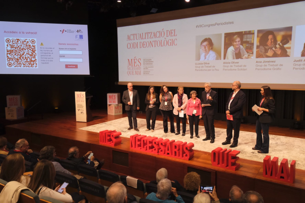 Aprovació del Codi Deontològic, Imatge cedida pel Col·legi de Periodistes